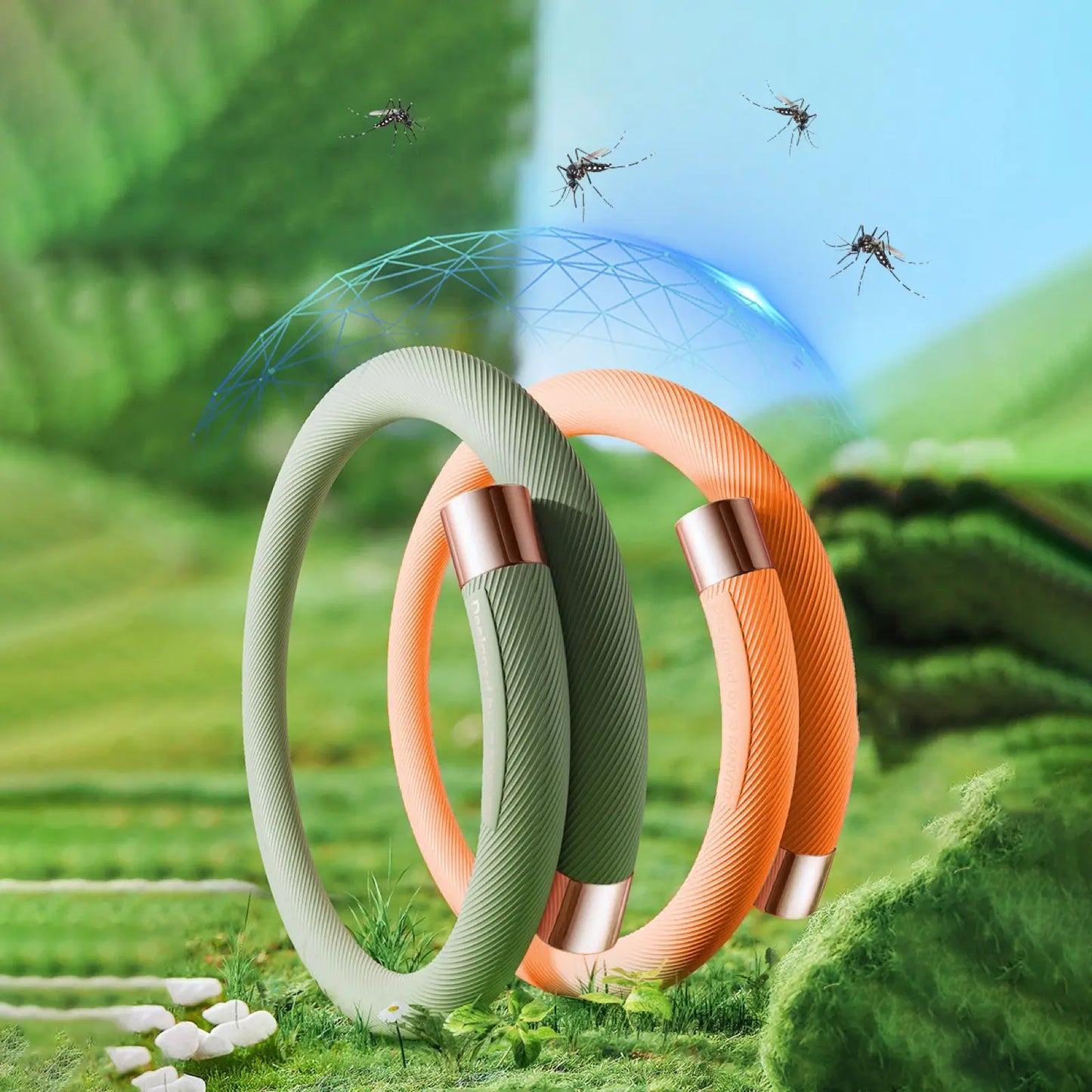 Natural Essential Oil Mosquito Repellent Bracelet